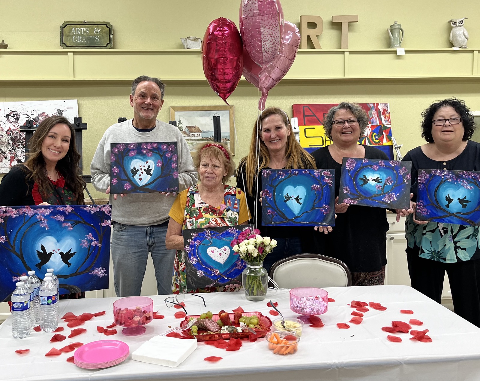 Community painting and art expression workshop